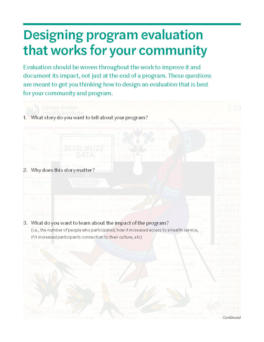 Designing Program Evaluation that Works for Your Community